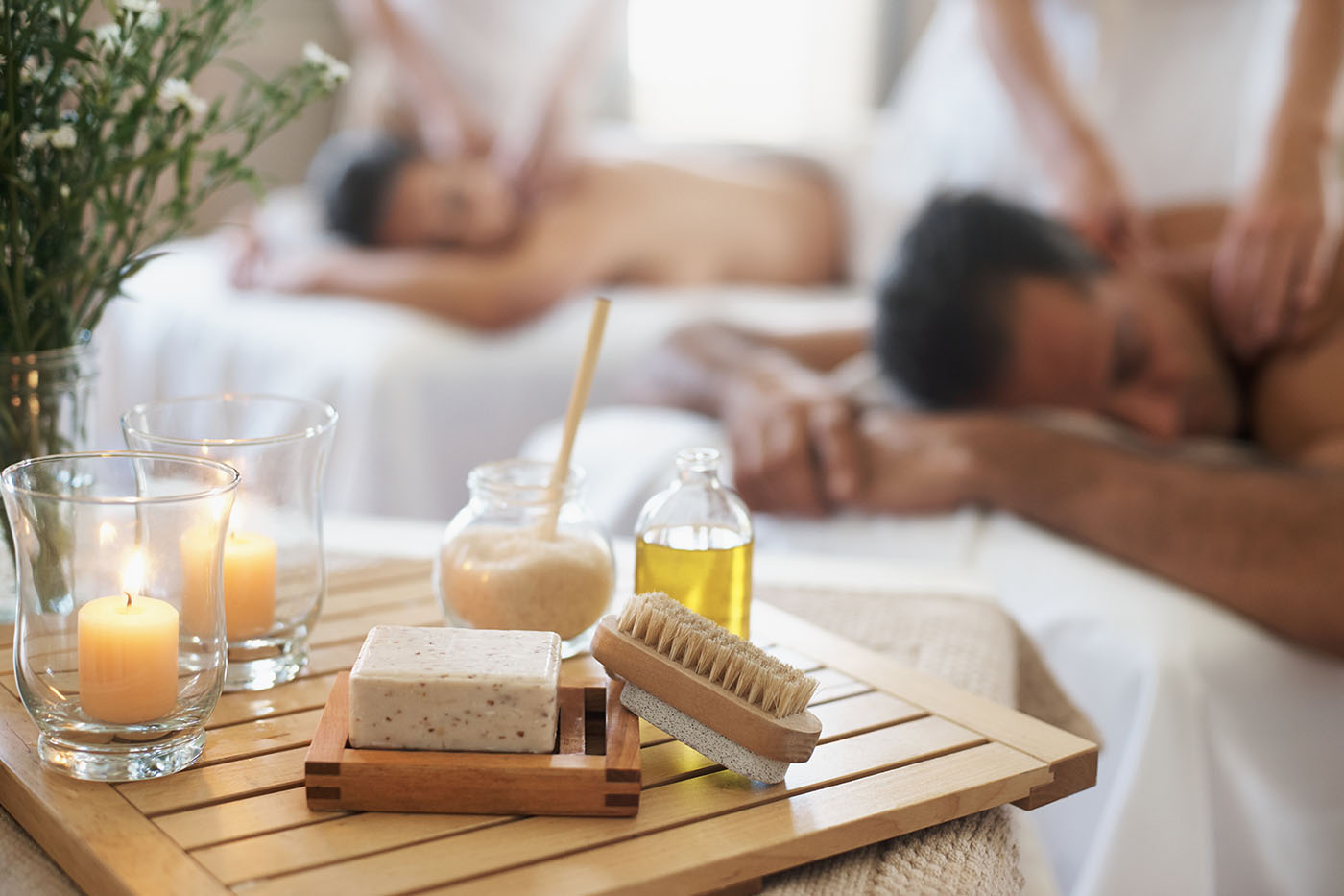 Día de spa con masaje y aromaterapia